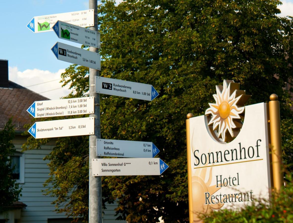 Hotel Restaurant Sonnenhof Weyerbusch Exterior foto